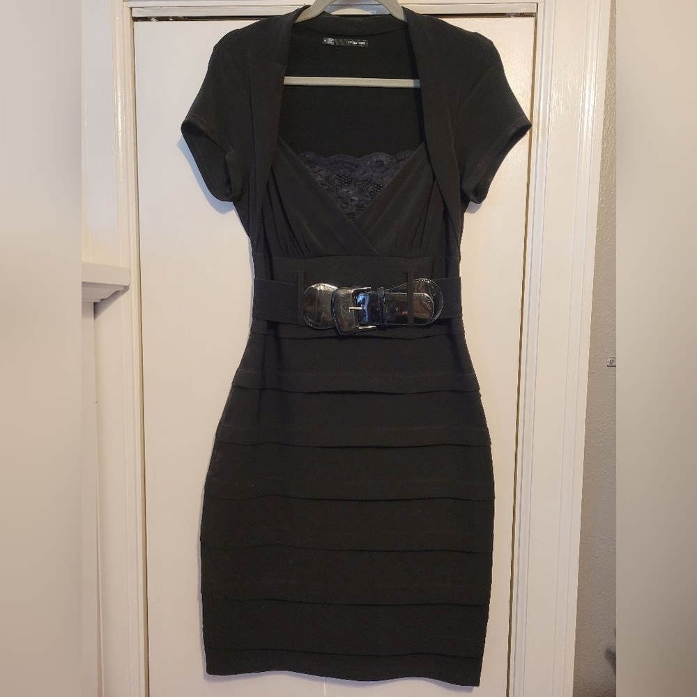 Black pencil dress